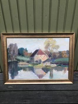 Õlimaal "Õisu veskijärv" (Juhan Muks)
