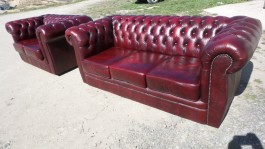 Chesterfield diivanite komplekt (3-ne ja 2-ne)